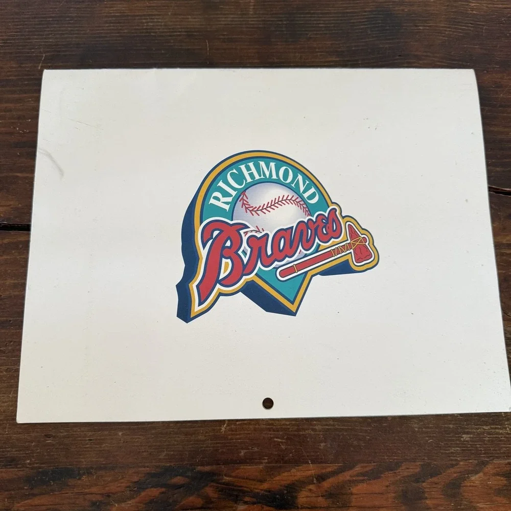 Vintage 2005 Richmond Braves Wall Calendar One Size Brown Minor League‎ Baseball